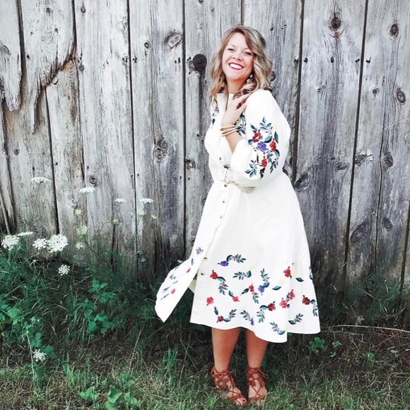 Eloquii Dresses & Skirts - Embroidered Fit and Flare Dress SOLD OUT